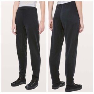 Lululemon Lab Rappu Jogger Slouchy Black Cupro On The Move Pant Athleisure Pant